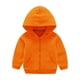 thumbnail image 1 of Gibobby Abrigos de invierno para bebés y niñascon cordón para niños y niñas, Tops cómodos con capucha, blusa holgada de manga larga, sudadera con bolsill(Naranja, 18-24 Meses), 1 of 4