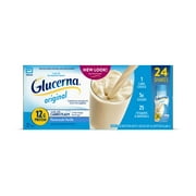 Glucerna, Diabetes Nutritional Shake, To Help Manage Blood Sugar, Homemade Vanilla, 8 fl oz (Pack of 24)