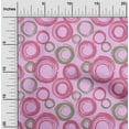 thumbnail image 2 of oneOone Cotton Poplin Pink Fabric Abstract Craft Projects Decor Fabric Printed By The Yard 56 Inch Wide, 2 of 5