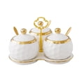 thumbnail image 3 of veasfak 3 Pieces Ceramic Spice Jars Seasoning Pepper Boxes for Restaurants Farmhouse White, 3 of 9