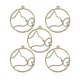 thumbnail image 1 of 5 piezas de marcos huecos para colgantes con forma de gato y perro, engastes de resina para hacer joyas----1--Código de producto 69114 1, 1 of 4