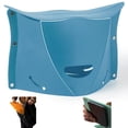 thumbnail image 1 of Taburete plegable portátil para exteriores koofull, ligero, azul, 1 of 6