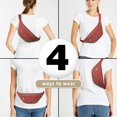 thumbnail image 6 of Fanny Pack Red Christmas Tree Pattern Waist Pack Bag,Running Cross Bag,Waterproof Large Fanny Packs for Women Men for Travel Running Hiking Cycling, 6 of 6