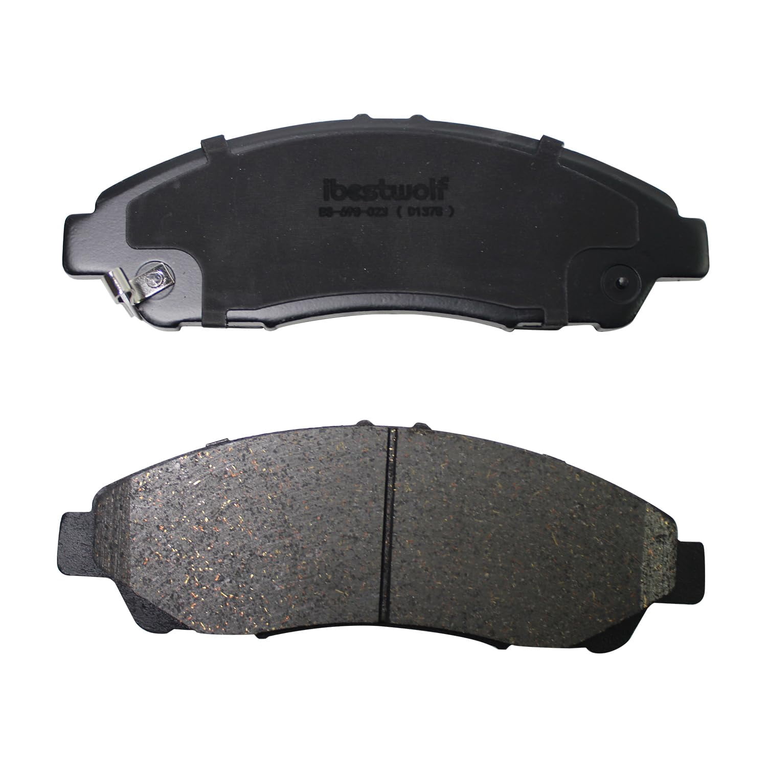 BST BSSPF Front and Rear Ceramic Brake Pads for 2007-2013 Acura MDX for 2010-2013 Acura ZDX for 2009-2011 Honda Pilot, Disc Brake Pad Replacement P-1378 P-1281
