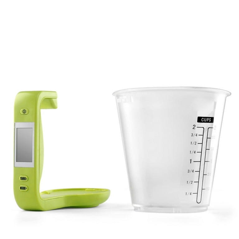 Digital Kitchen Measuring Cup Scale, 1kg Digital Food Scale and Measuring  Cup, with LCD Display Temp Measurement, Unit Conversion Grams, Lbs