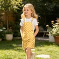 thumbnail image 6 of Bobifish Toddler Girls Suspender Dress Polka Dot Print Sleeveless Pocket Casual Dresss Everyday Loose Fit Children Girls Dresss, 6 of 7