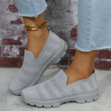 

Sneakers For Women Casual Sport Shoes Mesh Running Shoes Knit Detail Slip On Running Shoes Sneakers Women 9.5 Casual Shoe Filler for Sneakers Women Kids Slip on Sneakers for Women Womens Low Top