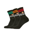 thumbnail image 1 of ellesse calcetines de deporte unisex PULLO, 3 pares - calcetines de tenis, calcetines de tripulación, logotipo Negro/Multi 41-46, 1 of 3