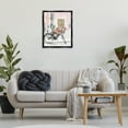 thumbnail image 3 of Stupell Industries Watercolor Bicycle Bouquet Botanical & Floral Painting Black Floater Framed Art Print Wall Art, 25 x 31, 3 of 10
