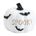 thumbnail image 2 of Figura de calabaza, adorno decorativo de resina, estatua para decoración de Halloween, para mesa, interior, exterior, jardín, fiesta, 2 of 8