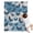 Blue Butterfly Cloud, variant on Blue Butterfly Cloud Pattern Blanket,Comfortable Soft Flannel Throw Blanket,All Season,Warm Lightweight Blankets for Sofa Bed Couch Living Room Chair,30"x40"