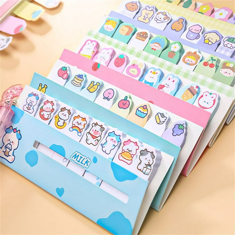 3Packs/Set Sticky Notes Transparent Posted It Color Markers Bible Sticker  Book Notebook Notepad Bookmarks Kawaii School Supplies - AliExpress