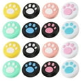 thumbnail image 1 of 16pcs Joystick Cover Paw Pattern Analog Stick Protector Nonslip Joystick Cap Compatible with Switch, 1 of 8