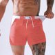 thumbnail image 3 of Pantalones cortos de baño casuales para hombre con patchwork, de alta elasticidad y suavidad., 3 of 3