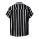 thumbnail image 4 of Men's Summer New Loose Print Short Sleeve Shirt Cardigan Beach ShirtM, 4 of 4
