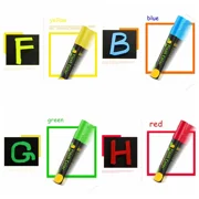 8Color 3*6mm Liquid Chalk Erasable Highlighter Fluorescent Marker Pen,For Whiteboard Graffiti LED Advertisement Chalkboard Mix 4pcs set F