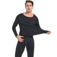 thumbnail image 1 of Thermal Underwear for Men Long Johns With Fleece Lined Set Set Cold Weather Winter Top Bottom, 1 of 5