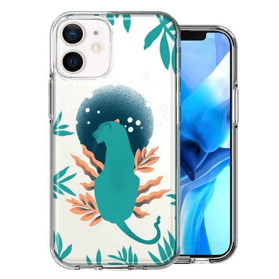 MUNDAZE for Apple iPhone 11 Moon Green Jaguar Design Double Layer Phone Case Cover