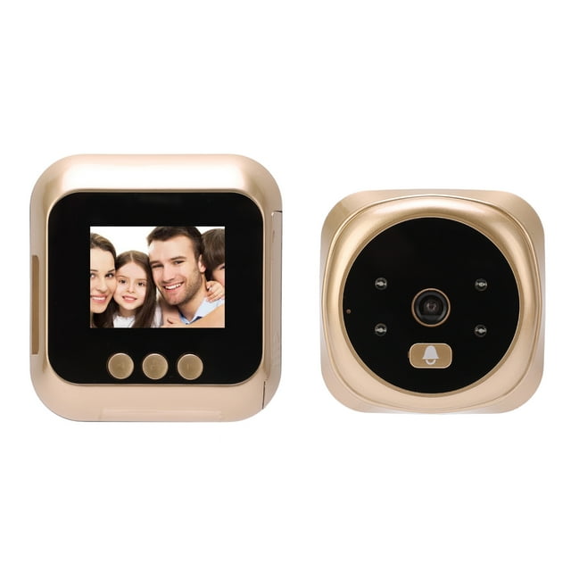HD Display Door Peephole, Smart Door Peephole Viewer 4 Night Vision Light Beads 1.3MP 90 Days Standby For Home
