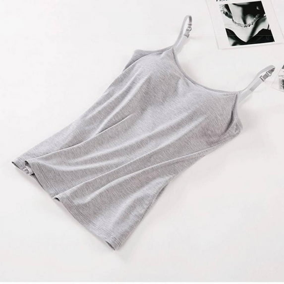 Summer Sexy And Comfortable Without Rims With Chest Pad Sports Home Camisole Tops For Women