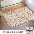 thumbnail image 3 of White Christmas Gingerbread Man Pattern Door Rugs,Washable Non Slip Door Mats Indoor,Decorative Door Mats,Entry Mat Indoor for Entrance,Bedroom,Kitchen,Bathroom,16"x24", 3 of 6