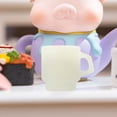 thumbnail image 3 of OULII 4 Pcs Tasses Miniatures en Plastique Mini Tasses à Café pour Enfants Design Simple Blanc, 3 of 8