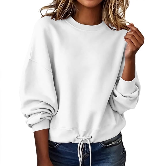 Gytharion Women's Balloon Sleeve Sweatshirts Boat Neck Ribbed Cuff Casual Pullovers Solid Color Loose Fit Stylish Lounge Tops for Fall and Winter