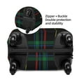 thumbnail image 4 of Bingfone Buffalo Plaid Dark Green Luggage Cover Washable Suitcase Cover Protector Anti-Scratch Suitcase Cover Fits 18-32 Inch Luggage (without luggage), 4 of 9