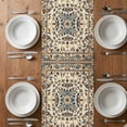 thumbnail image 5 of Boho Southwestern Table Runner 70 Inches Long,Vintage Retro Geometric Ethnic Cotton Linen Table Runners Dresser Scarves,Decorative Fabric Tabletop Scarf Furniture Cover for Home Dinner Party 13"x70", 5 of 9