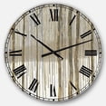 thumbnail image 1 of DesignArt Forest in Winter Gold Large Wall Clock, 1 of 2
