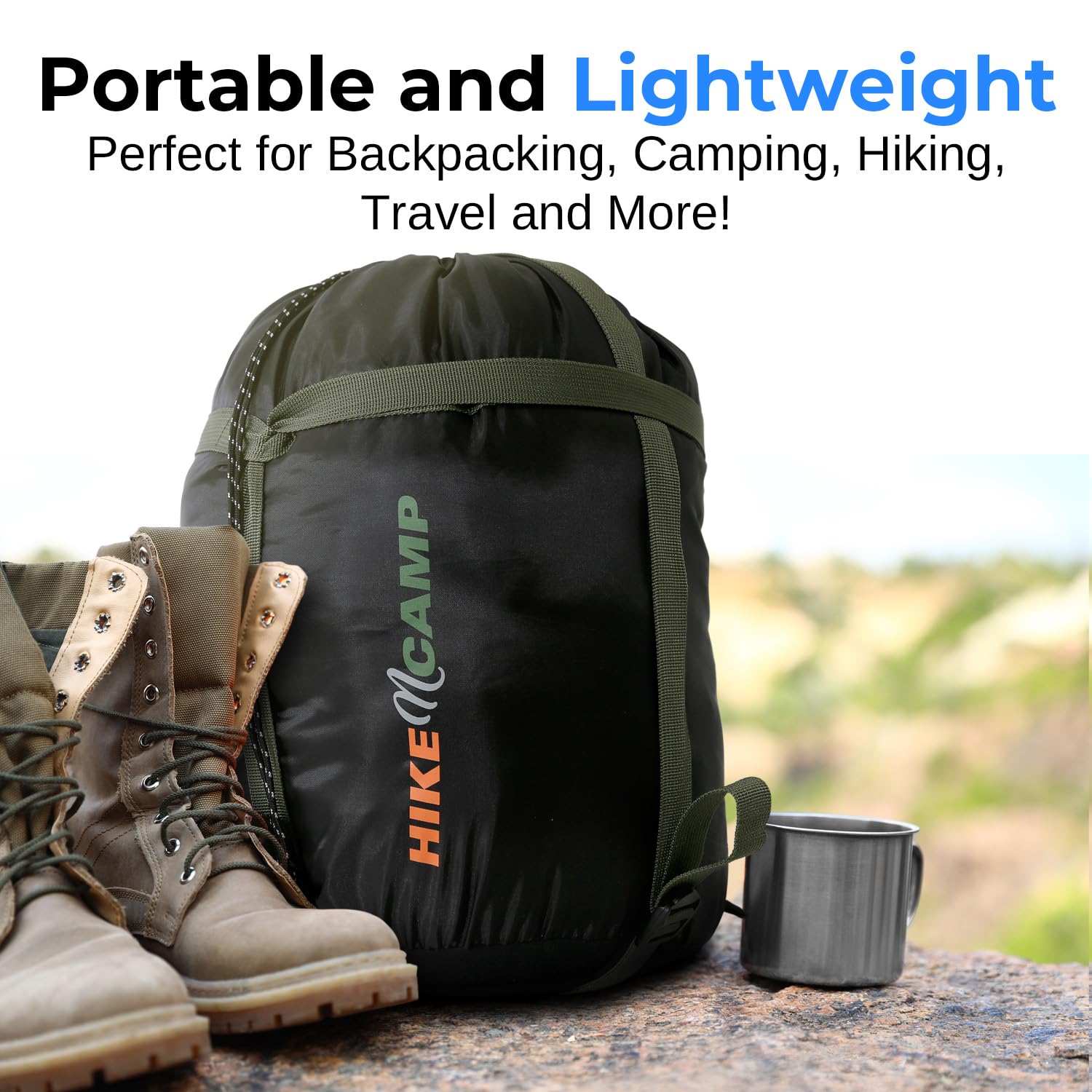 SereneLife Double Sleeping Bag with Pillows photo 6