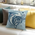 thumbnail image 3 of Dolphin Gifts,Dolphin Decor,Dolphin Pillow Covers 18x18,Dolphin Gifts for Women, 3 of 5