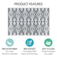 thumbnail image 3 of 2 x 3 Foot Heavy Duty Low Pile Area Rug - Ultra-Thin Non Slip Area Rug - Washable Cotton Indoor Rug for Front Door Foyer Rug for Entryway, 3 of 7