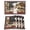 Brown, variant on Farmhouse Chef Placemats Set of 2 Vintage Kitchen Bountiful Wine Bakery Place Mats Indoor Wipeable Table Mats Washable Cloth Dining Table Placemats for Kitchen Holiday Party Home Decor 13x19 Inch