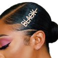 thumbnail image 1 of Gold BLACK Sparkle Hair Pin, 1 of 4