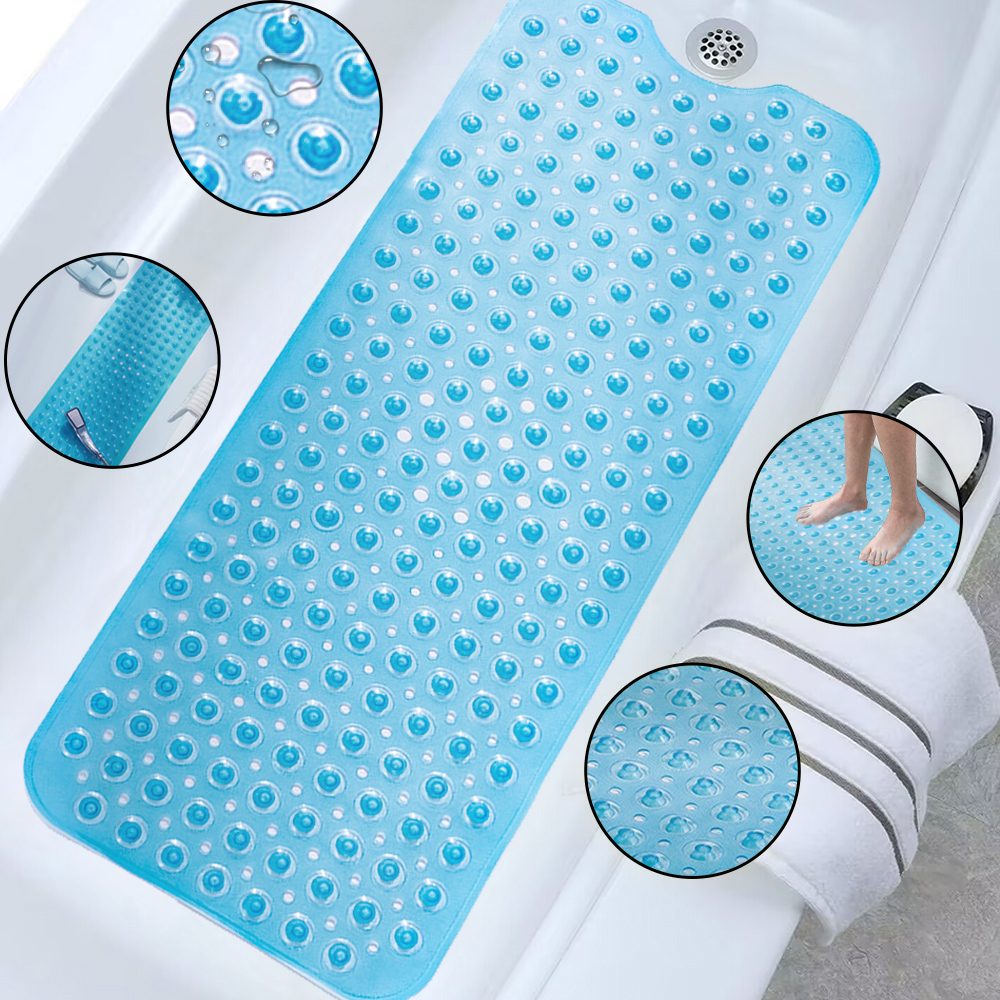 40*16in Non Slip Bath Tub Mat, Extra Large Bath Mat for Bathroom with