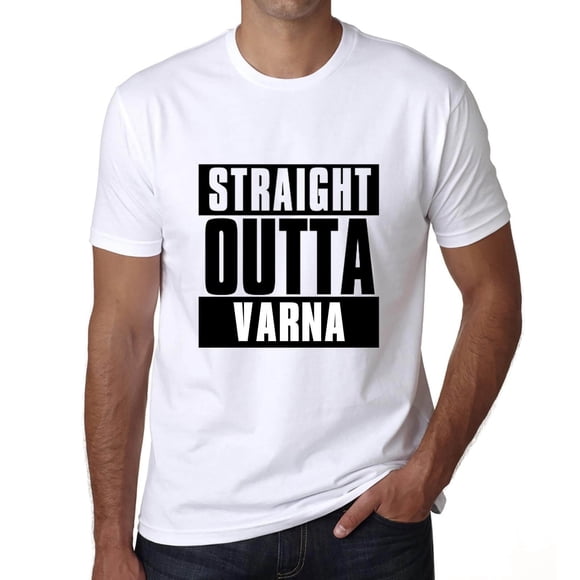 T-Shirt Graphique pour Hommes Droit Outta Varna Éco-Friendly Édition Limitée T-Shirt à Manches Courtes Anniversaire Vintage Cadeau Nouveauté