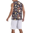 thumbnail image 2 of Sikiie Cartoon Space 1 Basketball Jersey Reversible Men's Mesh Athletic Sports Shirts Training Practice S-4XLMedium, 2 of 6