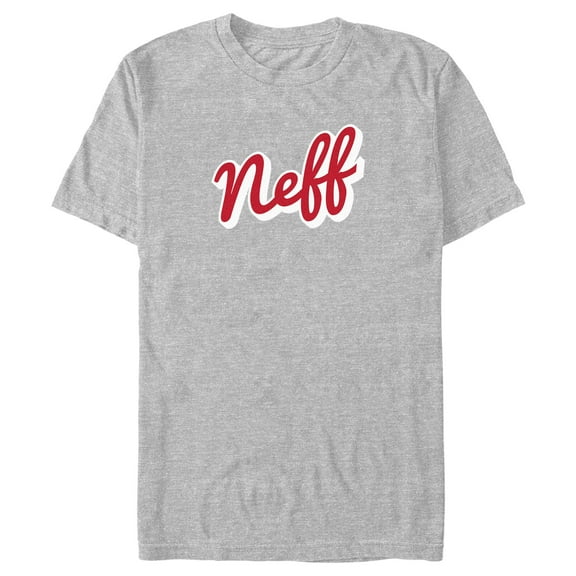 Men's NEFF Classic Red Script Logo  Graphic T-Shirt