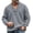 Gray, variant on Sweaters for Men Zaewscy Men's V‑Neck Cable Knit Sweater Long Sleeve Loose Casual Pullover Jumper Gray M