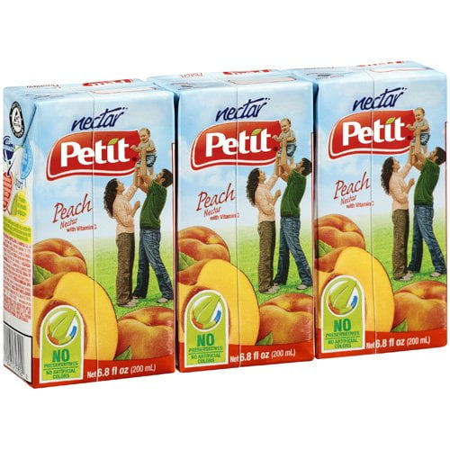 Petit Peach Nectar 6.8 Fl. Oz 3 Ct