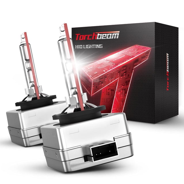 Bombillas HID Torchbeam D1S 6000 K, luz blanca fría, 150% de iluminación IP67