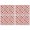 Pink Cow Strawberry, variant on Pink Cow Milk Strawberry Pattern Summer Placemats Table Placemats Set Of 4-Linen Kitchen Washable Placemats Table Mats 11.8"x17.7" Non-Slip Heat Resistant