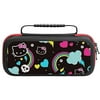 Rainbow And Hello Kitty Bag, Switch Travel Carrying Case For Switch Lite Console And Accessories, Shell Protective Cover Organizer Storage Bags With 10 Game Cards Pocket