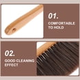 thumbnail image 4 of 2 Pcs Whisk Brooms Small Portable Brush Dust Cleaning Short Hair Wooden Handle Sofa, 4 of 6
