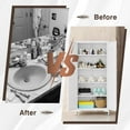thumbnail image 6 of Fesbos 61" Kitchen Pantry Storage Cabinet with 4 Adjustable Shelves, White Metal Cupboard Cabinet for Kitchen, Living Room, Storeroom, 6 of 11