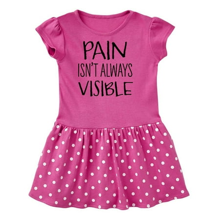 

Inktastic Pain Isn t Always Visible Chronic Pain Awareness Gift Toddler Girl Dress