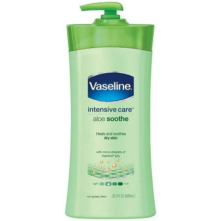 Vaseline Intensive Care Lotion, Aloe Soothe 20.3 (Best Intensive Hand Cream)