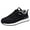 Black, variant on Men and Women's sports shoes - Lightweight Hiking & Walking Shoes with Cushioned Soles | Breathable Casual Sneakers for Travel