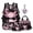 Cherry Blossom Axolotl, variant on Garronmavis 4-Piece Girls Backpack Set for Elementary School, Includes Bookbag & Lunch Bag & Pencil Case & Axolotl Keychain, Cute Pink Axolotl Print Kids School Bag Set for Daily Class Use